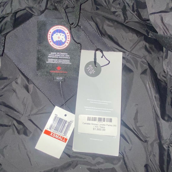 Canada Goose Black Puffer Coat with Fur Hood